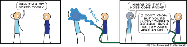 #93 soaking wet, steaming mad